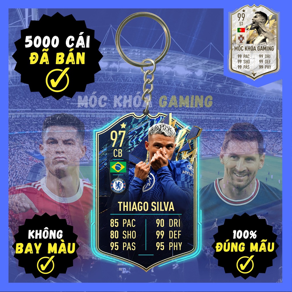 Móc Khóa Thiago Silva TOTS 22