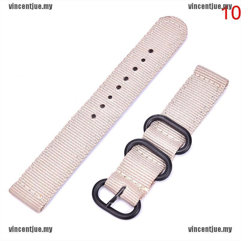 Đồng Hồ Đeo Tay Thể Thao Vải Bố Bố 20mm, Dây Vải Bố, Phong Cách Quân Đội, Thể Thao, Có My