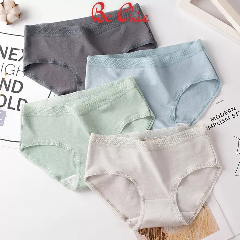 QUẦN LÓT COTTON XỊN ĐẸP CẠP LƯỚI CAO CẤP HOT HIT Q111 [BI &amp; CI]