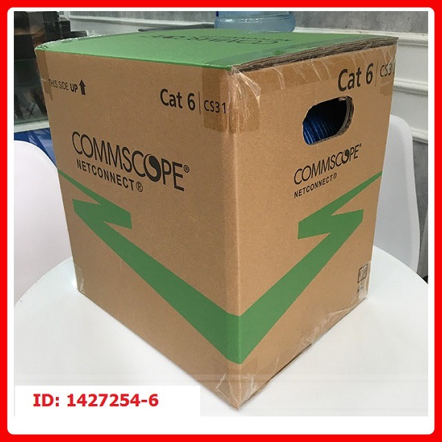 Dây Mạng COMMSCOPE/AMP Cat6 UTP Bấm sẵn 2 đầu 3m-10m (xanh) Test thông mạng trước khi giao