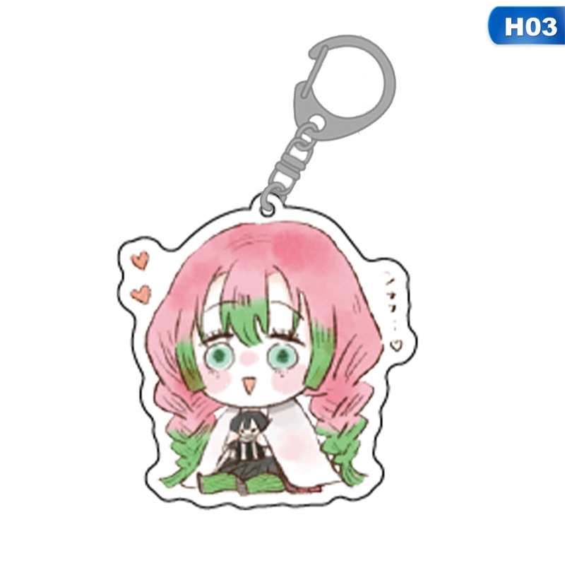 Móc khóa họa tiết nhân vật anime dễ thương