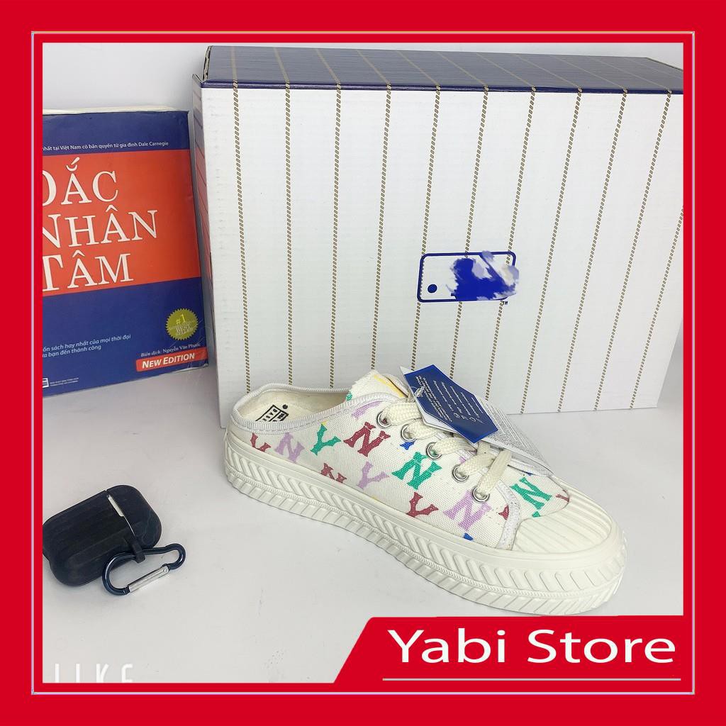 [ Like au- Hàng Trung ] Giày Sục NY, Đạp Gót, Giày Sục 𝐌𝐋𝐁 NY trắng Độn đế mới nhất 2021 | BigBuy360 - bigbuy360.vn