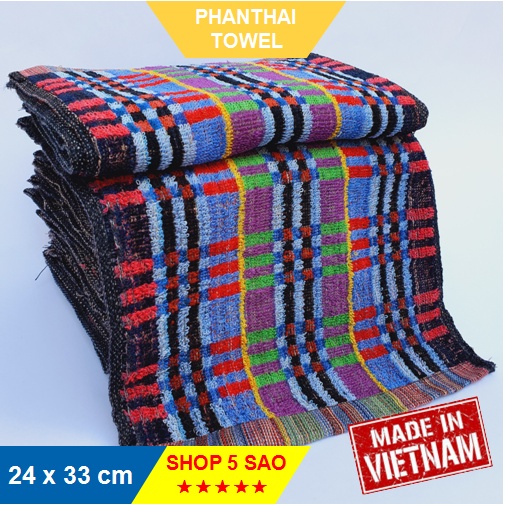 [Rẻ Vô Địch] Khăn Lau Đa Năng/ Lau Bếp/ Lau Xe/ Lau Bàn Họa Tiết Thổ Cẩm - 27X35Cm (40G)