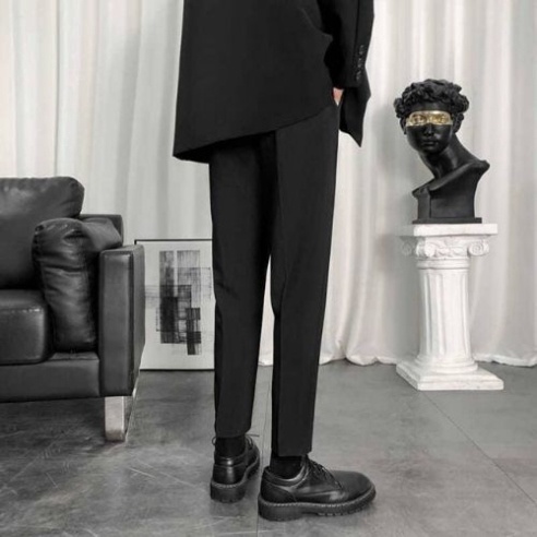 Quần Tây Nam ⚡ BIG SIZE⚡ Quần Tây Âu Nam Ống Côn Dáng Body Vải Co Giãn  4 Chiều Cao Cấp _KVIND-store08