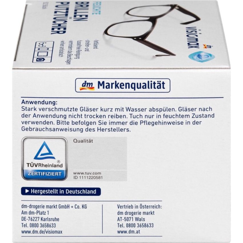 Giấy lau kính bề mặt điện thoại máy tính máy ảnh Visiomax đức giúp làm sạch và bảo vệ kính hộp 52 cái - mẹ bean bon