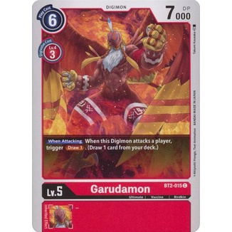 Thẻ bài Digimon - TCG - Garudamon / BT2-015'