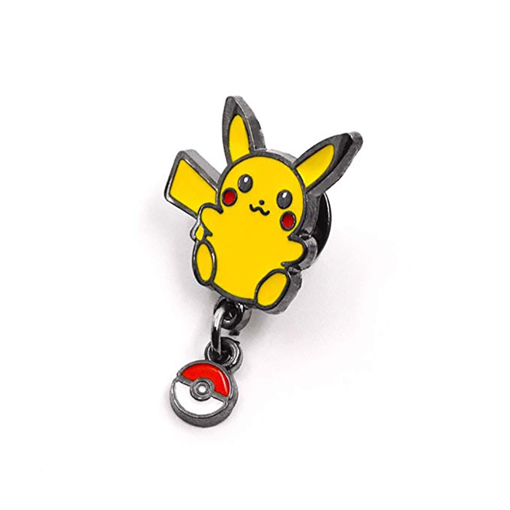 YOML✔Metal Mini Unisex Pikachu Pokemon Brooch Pin Scarves Shawl Clip Badge Decor
