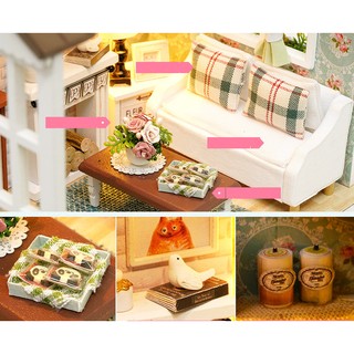 Z8_Happy Time_Nhà mô hình gỗ DIY