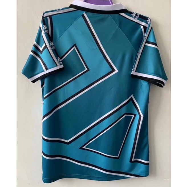 Áo đấu cổ điển chất lượng hàng đầu 1996 Real Betis sân khách Jersey Áo bóng đá nam Áo bóng đá