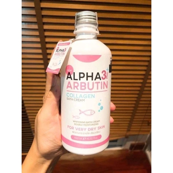 Sữa tắm trắng da alpha albutin 3+ 350ML