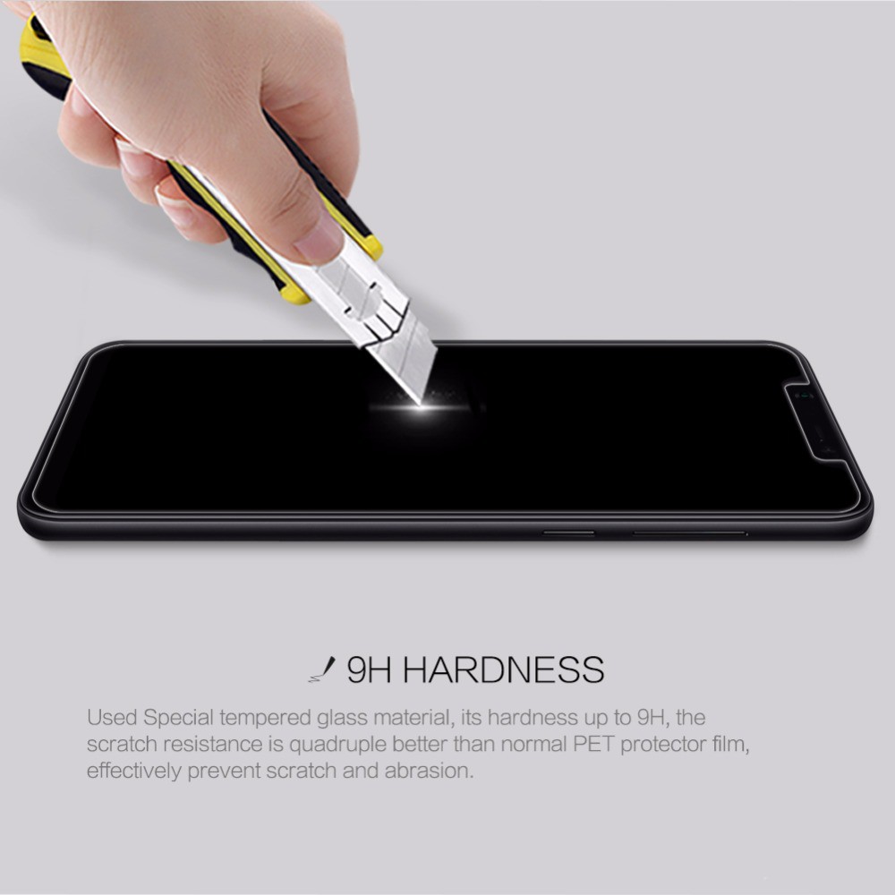 Miếng Dán Kính Cường Lực Cho Xiaomi Mi8 Lite - Trong Suốt