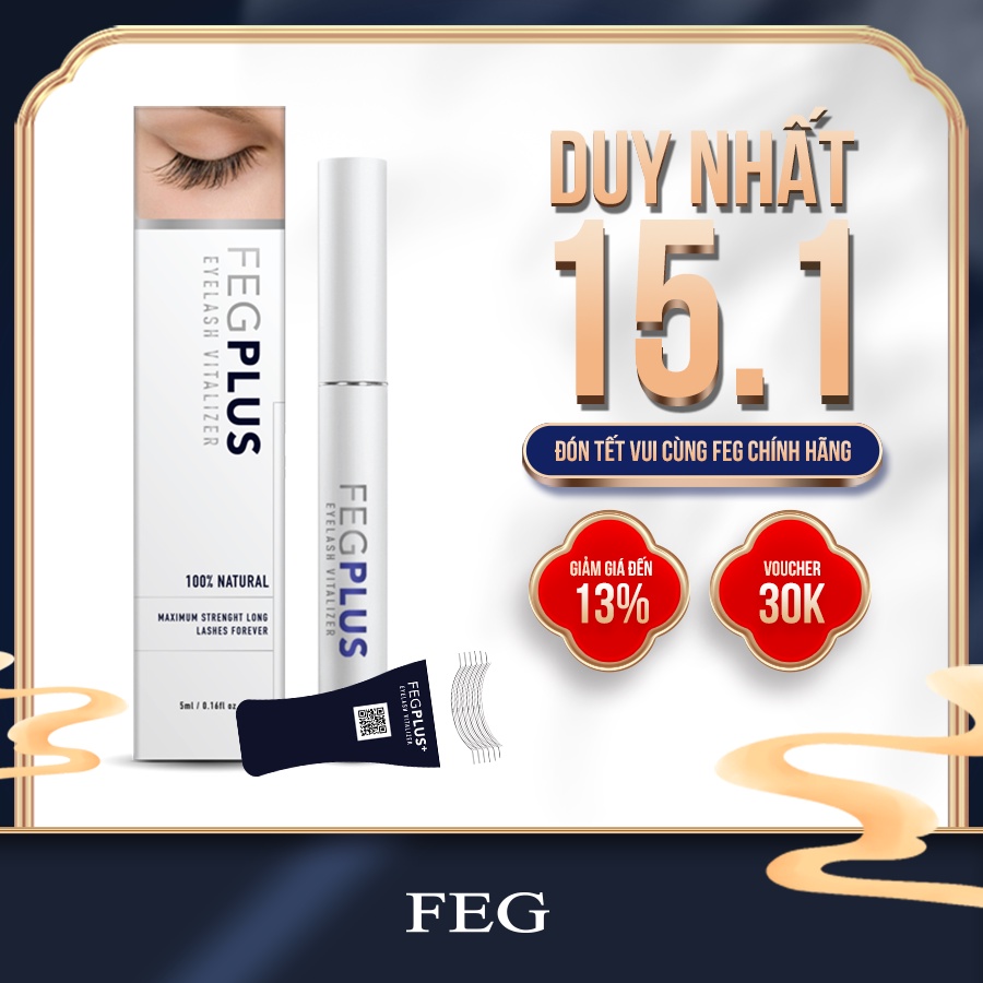 Dưỡng mi FEG Plus+ Eyelash Vitalizer_Serum Dưỡng mi FEG plus Dưỡng mi - Giúp Mi mọc nhanh và dài