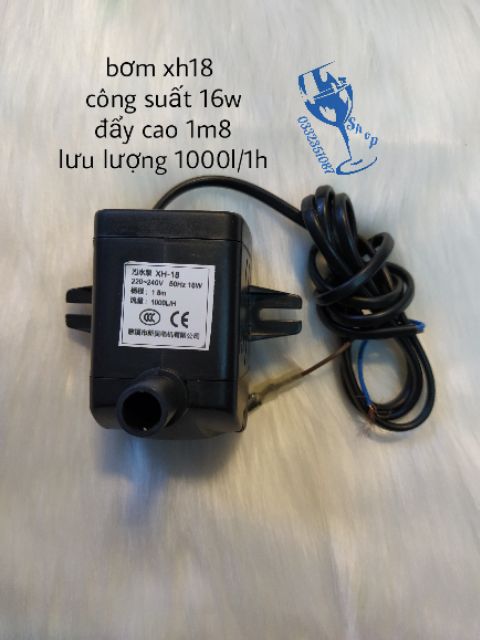 Bơm nước 13w - 16w/220v cho quạt làm mát - quạt điều hoà