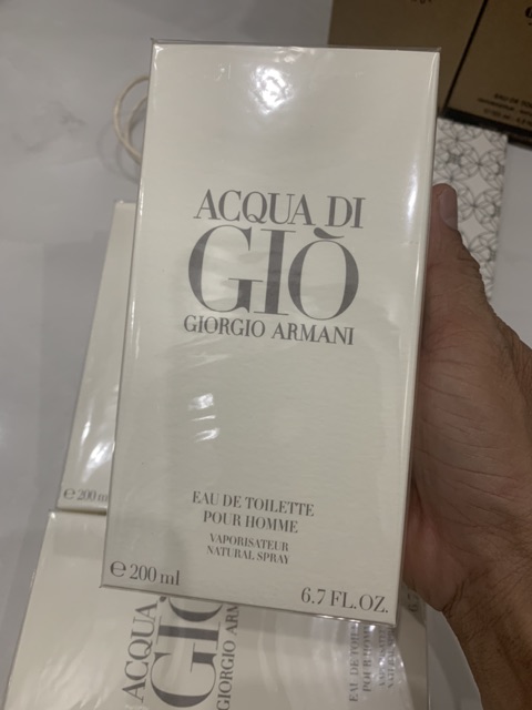 [Mã COSSALE27 giảm 80K đơn 1000K] Nước hoa nam acqua di gio pour homme EDT 200ml full seal | BigBuy360 - bigbuy360.vn
