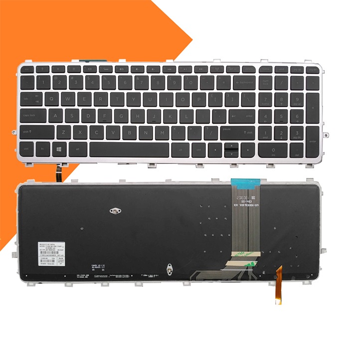 Bàn phím laptop HP Envy 15J 15-J, 15Z 15-Z, 15T 15-T, 17J 17-J, 17Z 17-J, 17T 17-T, M7J, M7Z, M7T  (Màu Đen+Có Khung)