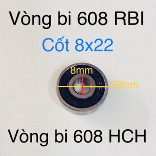 Bạc đạn 607-608-609 rbi - vòng bi 607-608-609rbi hch