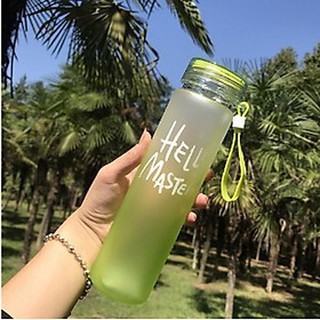 Bình Thủy Tinh Đựng Nước Dây Xách Hello Master 400ml .