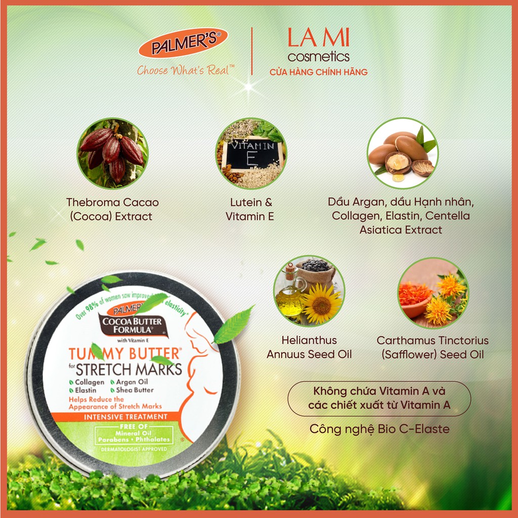 Bơ đậm đặc ngăn ngừa và chống rạn da tăng cường Palmer's 125g | BigBuy360 - bigbuy360.vn
