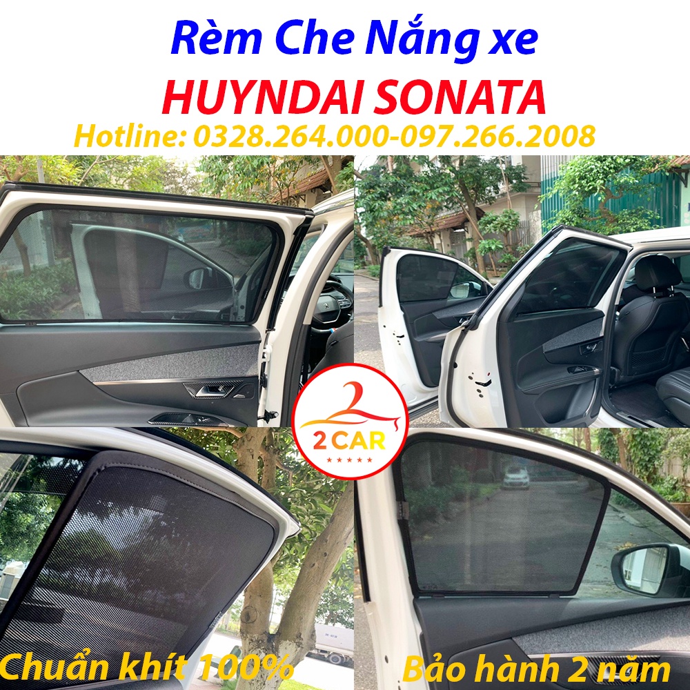 Rèm Che Nắng Xe Huyndai Sonata 2006,2009,2010,2014,2015-2020, Rèm Chắn Nắng Xe Ô Tô  Hàng Loại 1 MR.ÔTÔ - Bảo Hành 2 Năm