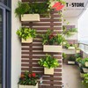 Thanh Đa Năng Gỗ Nhựa Giàn Hoa  Ngoài Trời Composite  Kích Thước 71 mm x 11 mm x 1000 mm. Đẹp Như Gỗ Nhưng Lại Chịu Nước