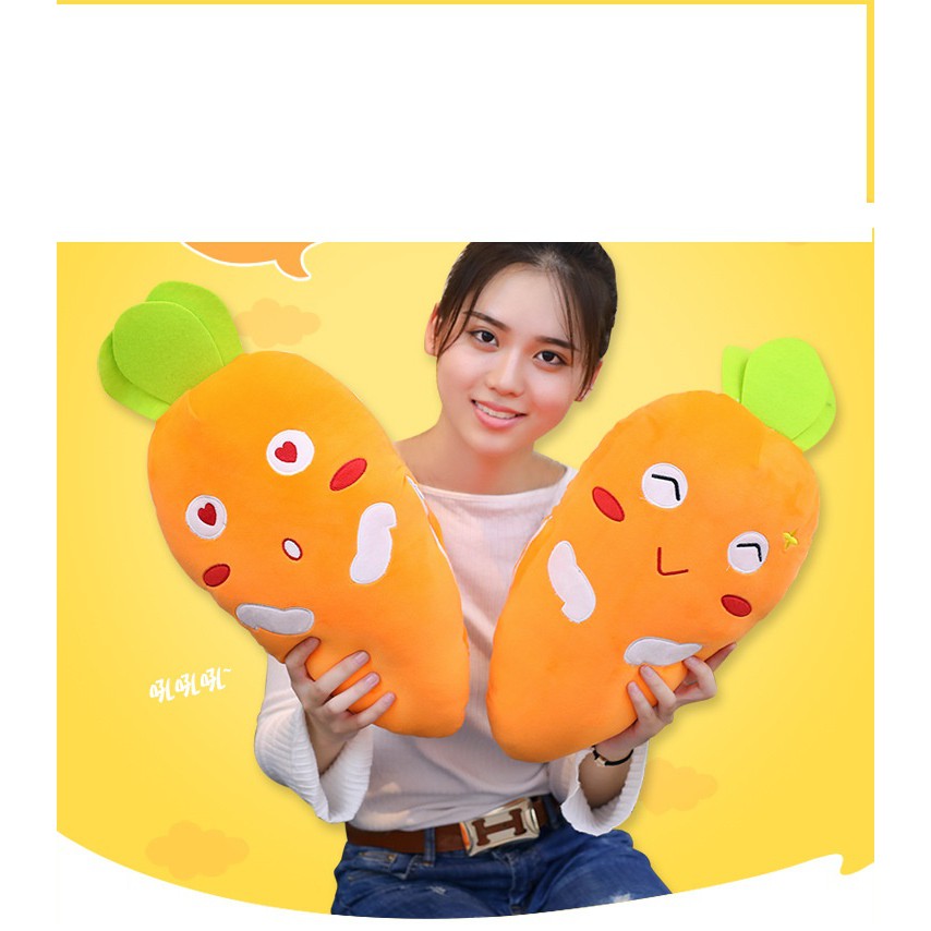 Thú Nhồi bông củ cà rốt nhiều size từ 50cm, 70cm, 90cm