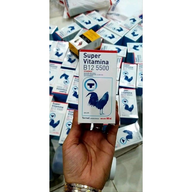 SUPER VITAMIN B12 5500 10ML- CHÍNH HÃNG TORNEL- dùng cho gà đá