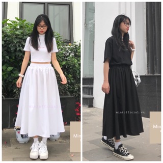 Chân váy vải cotton madebymint