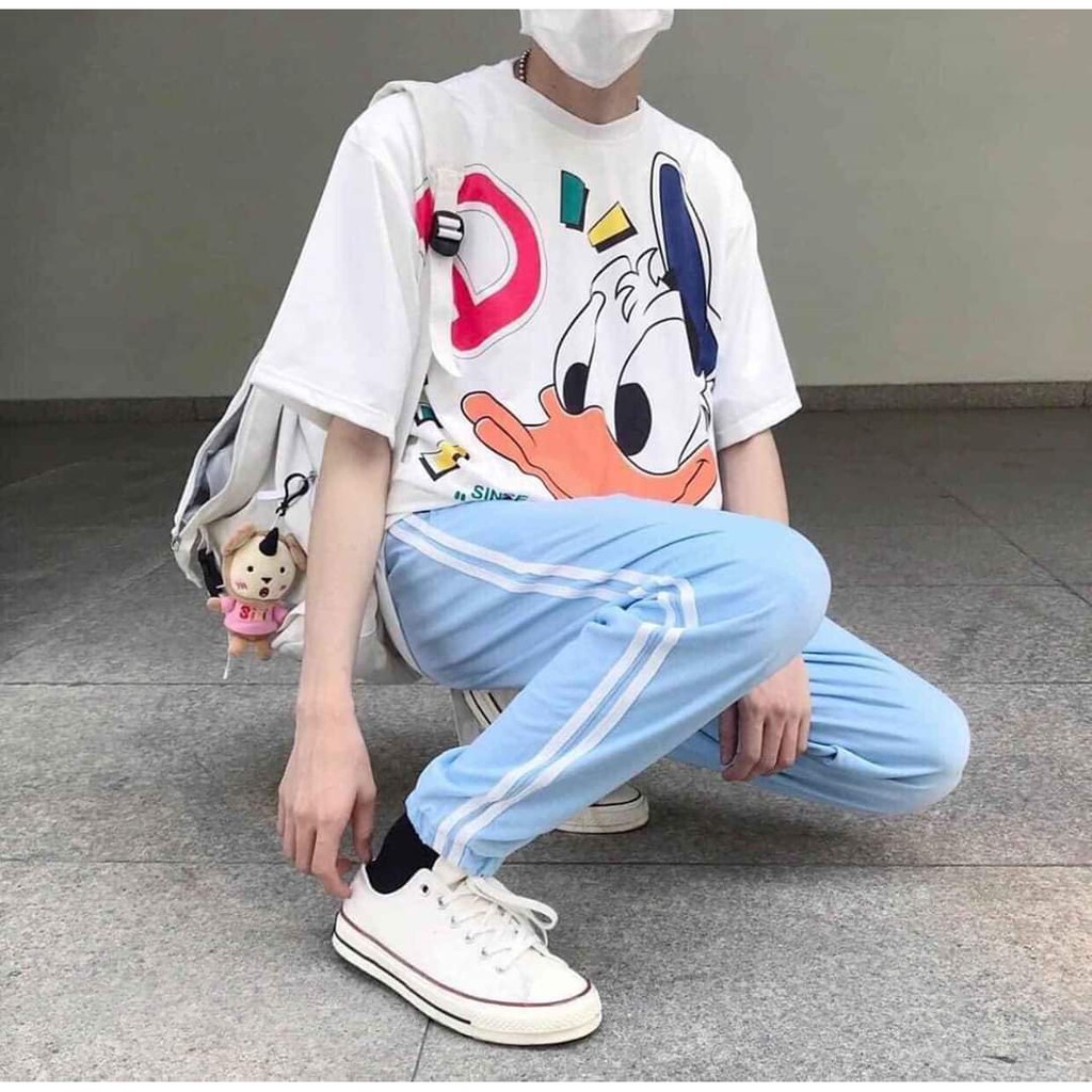 Áo thun Unisex form rộng_Freesize 65kg