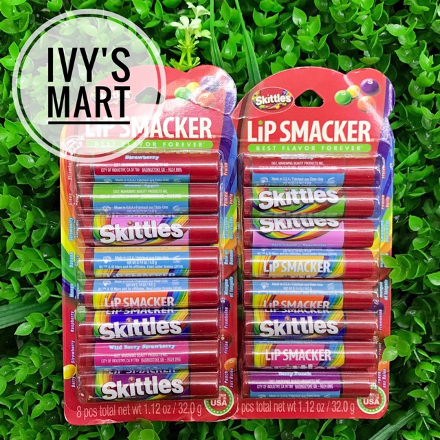 Son dưỡng mùi kẹo Skittles Lip Smacker