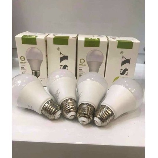 Bóng búp kín nước 3W ánh sáng vàng, trắng đui E27 trang trí siêu đẹp