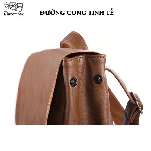 Balo nam da Hàn Quốc - Hàng chính hãng Three Box