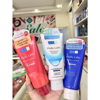 Sữa rửa mặt Hada Labo 80g (đỏ-xanh-trắng)