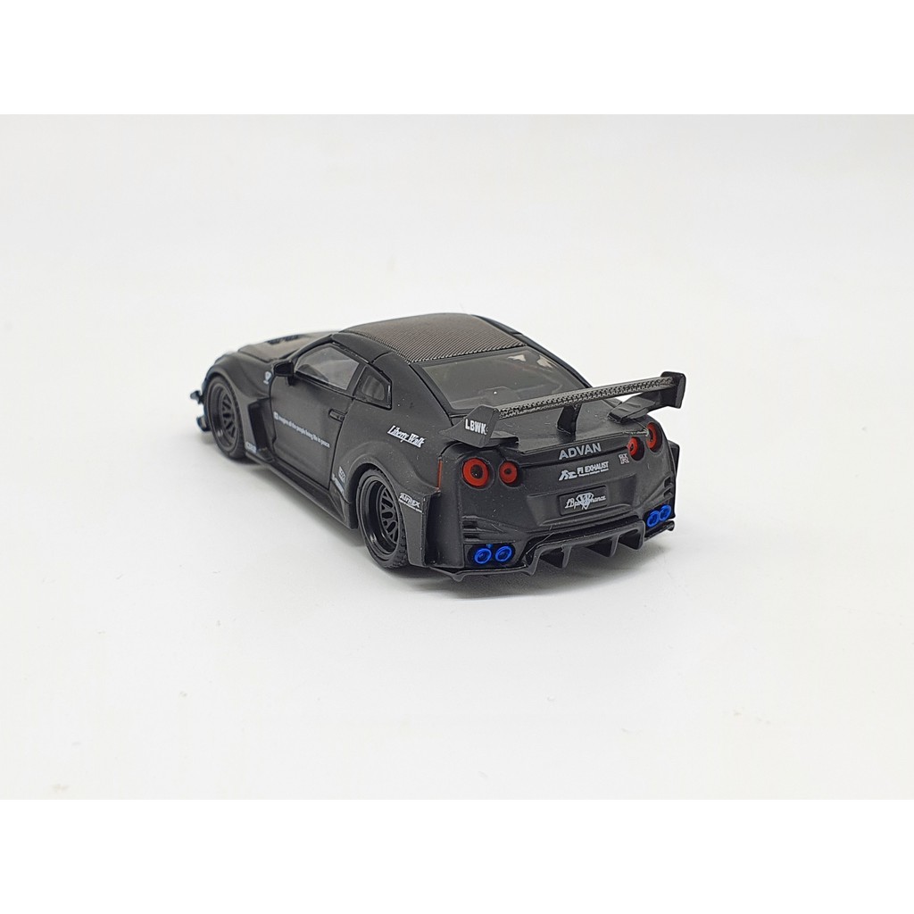 Xe Mô Hình LB Nissan GT 35GT-RR Ver.1 RHD 1:64 MiniGT ( Đen Nhám )