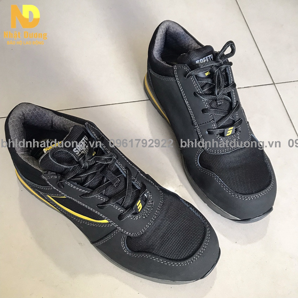 Giày bảo hộ lao động nam Safety Jogger Turbo S3 chịu nhiệt 300ºC chính hãng, Giầy lao động nam chống đinh thấp cổ