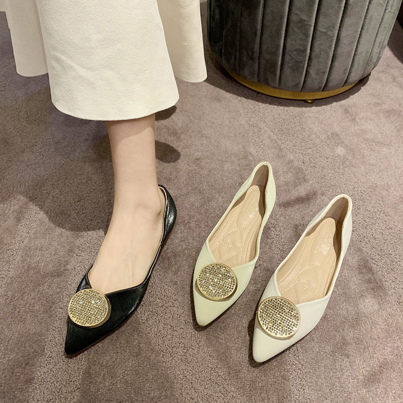 Giày Búp Bê Nữ, Giày Bệt Mũi Nhọn Mềm, Giày Đế Bằng Thời Trang | BigBuy360 - bigbuy360.vn