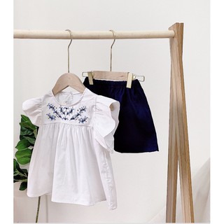 Set áo + quần thô đũi