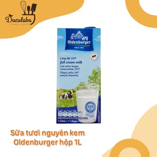 Sữa tươi nguyên kem 3,5% Oldenburger 1L (không đường)