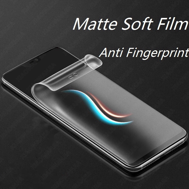 Miếng Dán Màn Hình Nhám Trắng Dán Film dẻo Cho Samsung Galaxy Note 10 Lite 9 8 20 S20 S21 Ultra S9 S10 Plus S20 Fe A20 A30 A50 A50S A31 A32 A52 A72 A21s A22