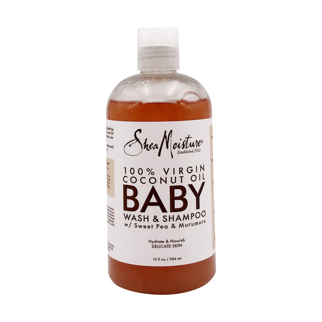 Sữa tắm gội Shea Moisture Baby Coconut Oil 384ml