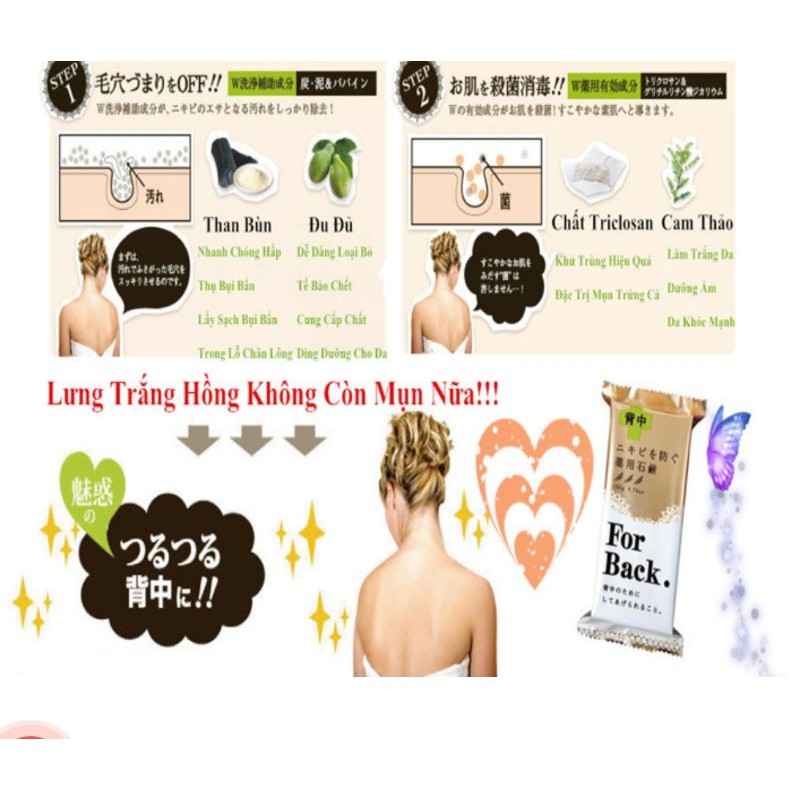 Bộ đôi giảm mụn lưng Forback - gồm xà phòng Forback và xịt dưỡng Forback