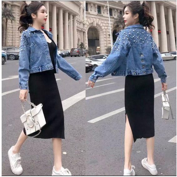 Áo Khoác Jean Levis 2022 Nhập Khẩu Nh798 Jket Wanit Ngoại Cỡ Fr 6002 - Jeans Cho Nữ Và Người Lớn