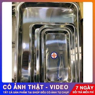 [INOX] Khay Hình Chữ Nhật Y Tế Đủ Size