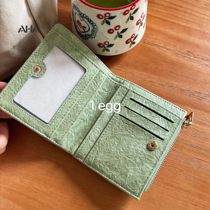 Ví ngắn AHA official gấp gọn thiết kế phong cách cổ điển Âu Mỹ giản dị dành cho nữ