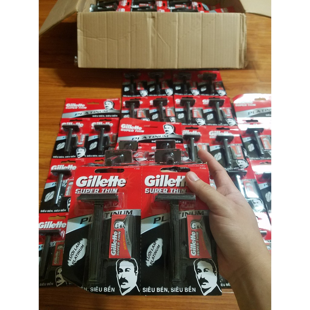 (Q1-HCM) Combo 6 Cán dao cạo Gillette (Tặng kèm 01 lưỡi dao)