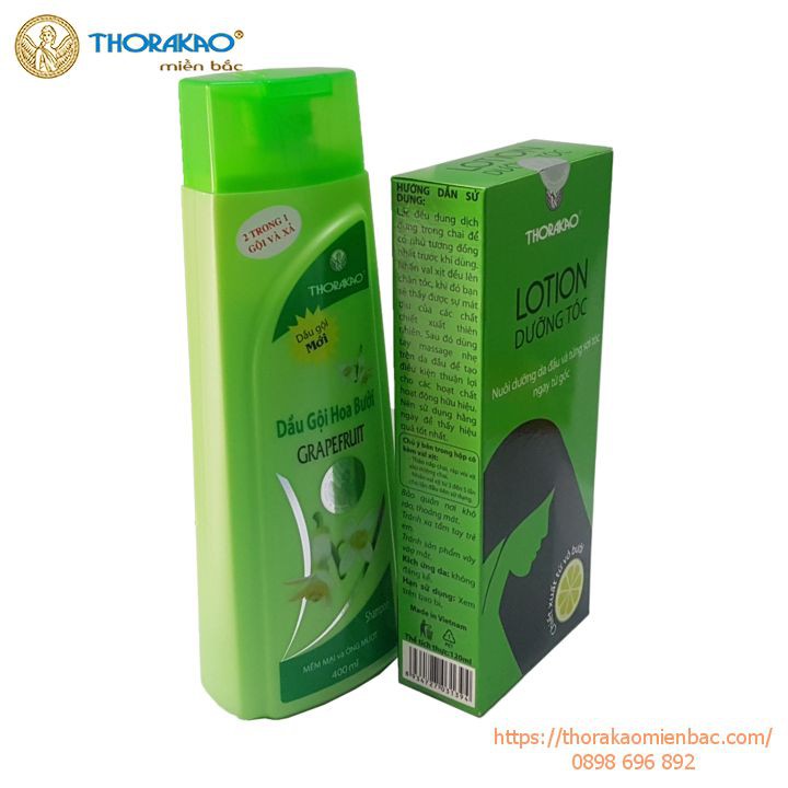 Combo dầu gội hoa bưởi ngăn rụng tóc – tinh dầu bưởi kích thích mọc tóc thorakao 120ml | BigBuy360 - bigbuy360.vn