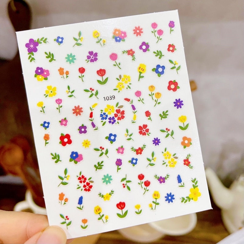 Sticker dễ thương cute dán móng tay, nail