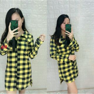 Váy sơ mi kẻ caro