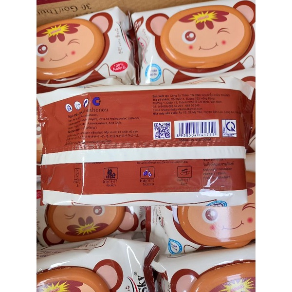 Khăn ướt Love Sky 125g KHÔNG MÙI Bịch Lớn.