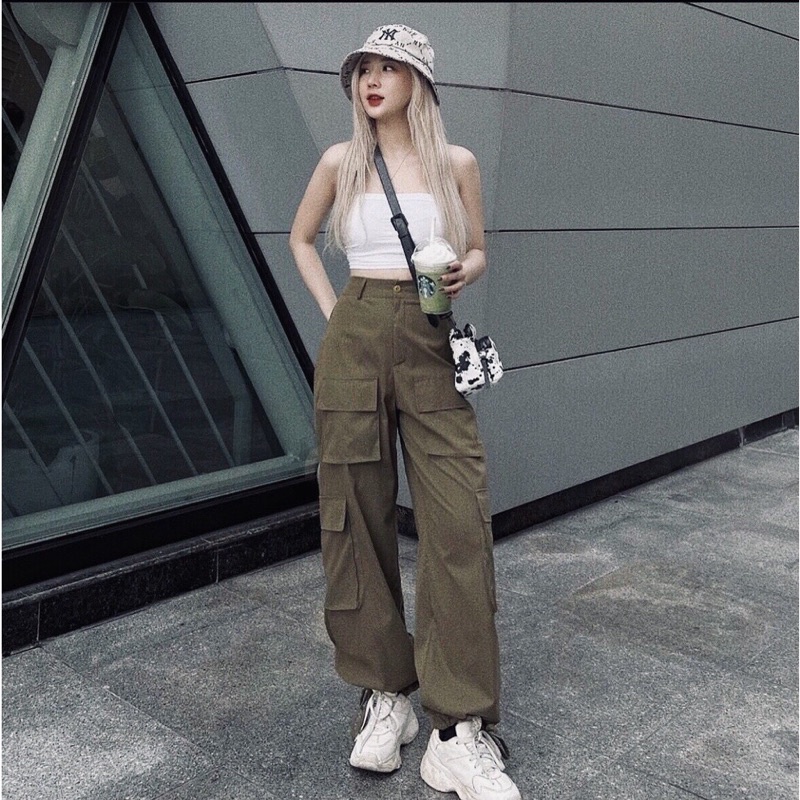 Quần túi hộp Y2K - Box pant - Quần jogger kaki unisex nam nữ [ VIDEO HÌNH THẬT + NHIỀU FEEDBACK TỪ KHÁCH ]