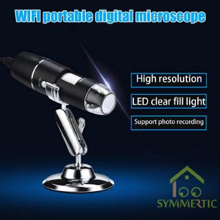 [Ready stock]1000X Wifi Digital Microscope Magnifier Camera 8LED w/Stand for Android IOS